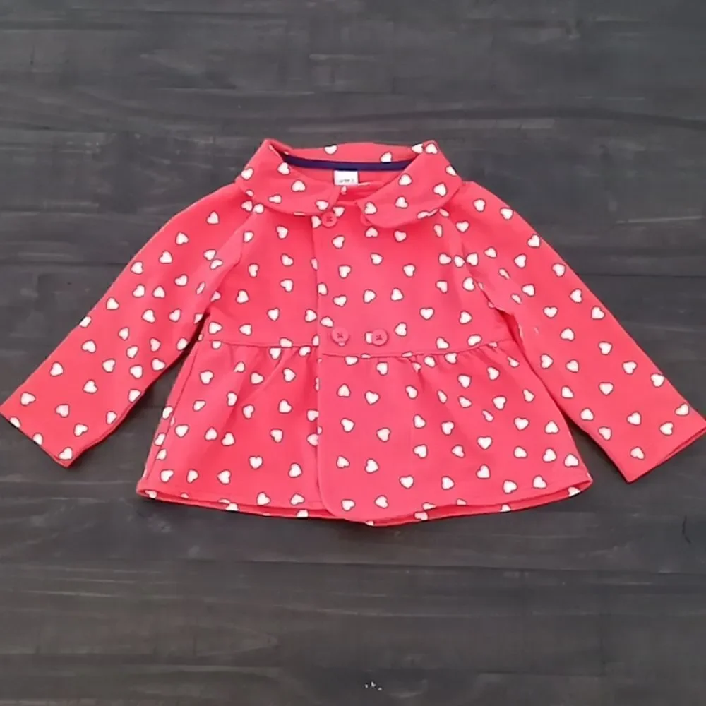 Carter's 24 months heart little girls coat